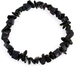 🆕😘 Blue Goldstone beaded bracelet!